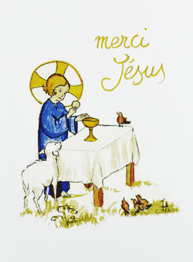 Image de Communion - Merci Jésus - Bleu (pic 1)