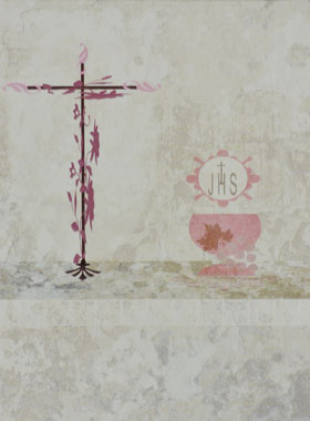 Carte de Communion - Croix & Calice de Vie (pic 1)