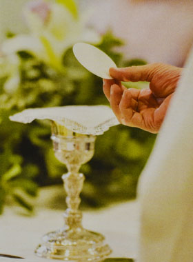 Carte de Communion - Calice et Pain de Vie (pic 1)