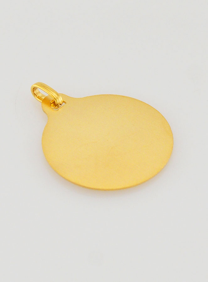 Médaille de Baptême Vierge à L'Enfant Jésus en Or (pic 4)