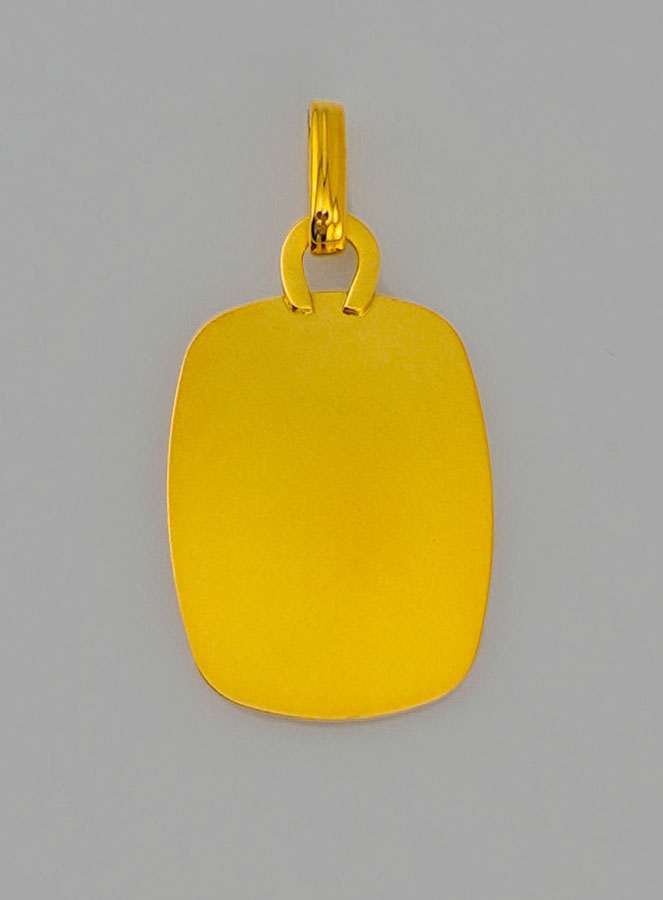 Médaille de Baptême Saint Christophe en Or 375/1000 (pic 4)