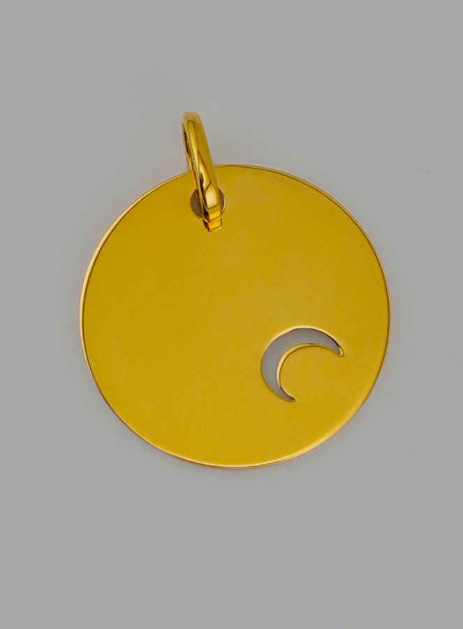 Médaille Vierge Marie Ajourée en Or (pic 3)