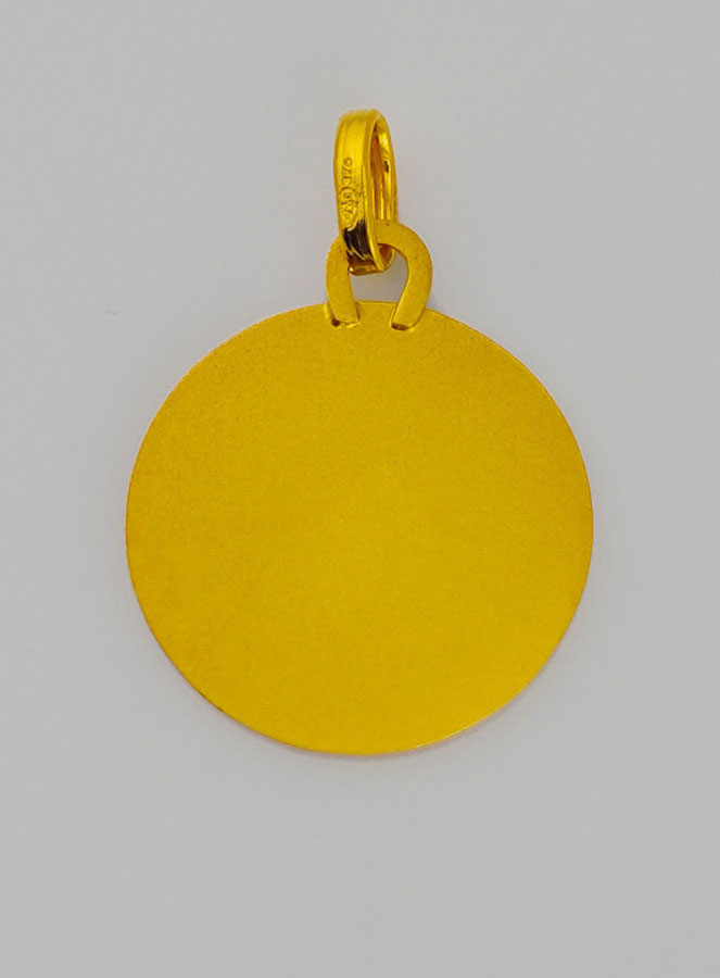 Médaille Saint Christophe en Or Jaune (pic 4)
