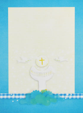 Carte de Première Communion - Modèle Garçon (pic 1)