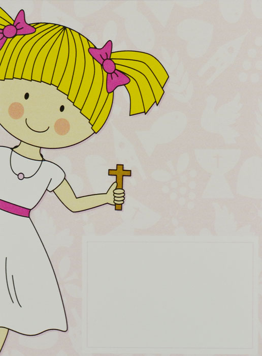 Carte de Communion - Souvenir Fille (pic 2)