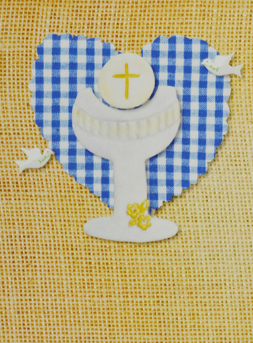 Carte de Première Communion - Baiser d'Amour de Dieu (pic 2)