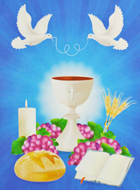 Image de Première Communion - Miracle du Pain de Vie (pic 1)