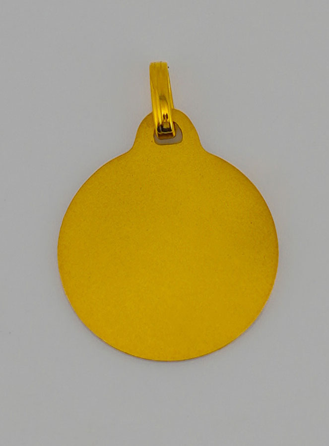 Médaille de Baptême Ange-Gardien Protecteur en Or (pic 4)
