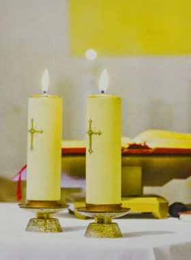 Carte de Communion - Cierges d'Autel (pic 1)