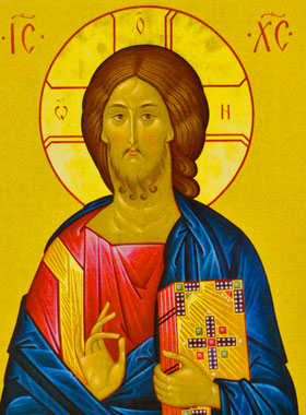 Image de Communion - Icône Christ Pantocrator (pic 1)