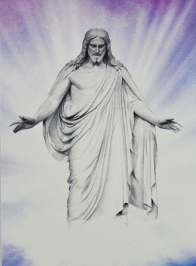 Carte de Communion - Christ en Gloire (pic 1)