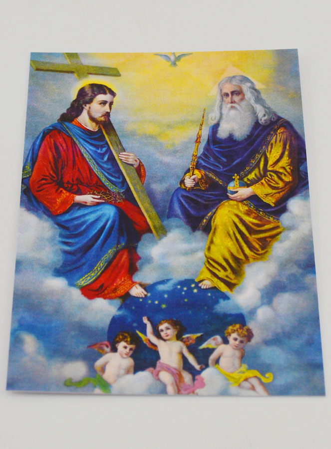 Carte de Confirmation - Sainte Trinité et Anges (pic 2)