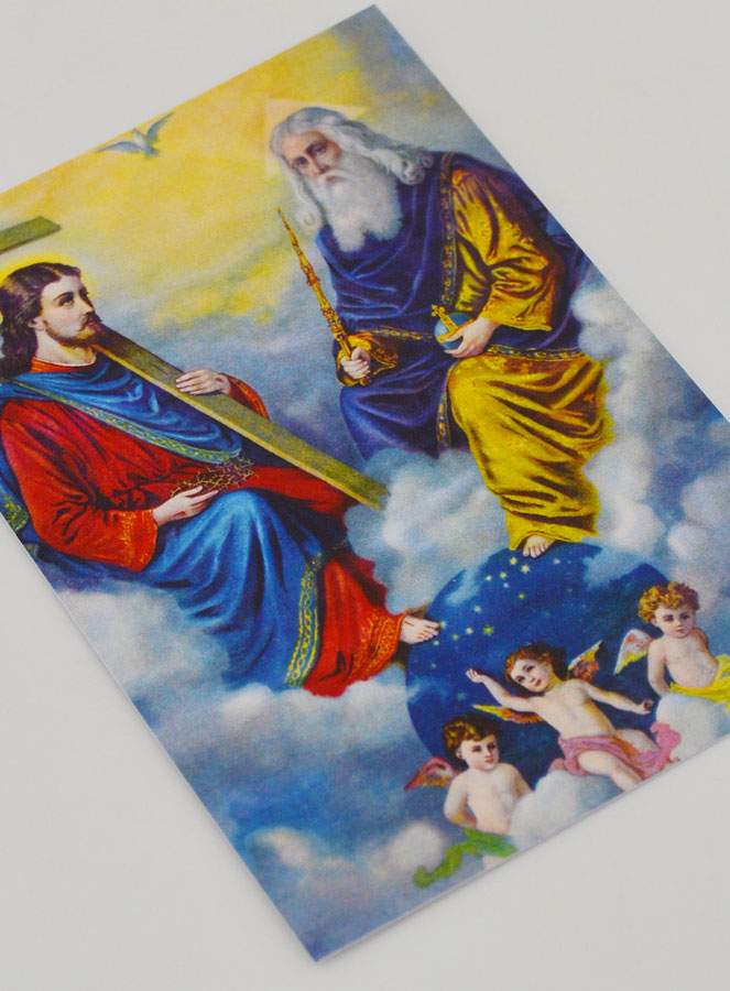 Carte de Confirmation - Sainte Trinité et Anges (pic 3)