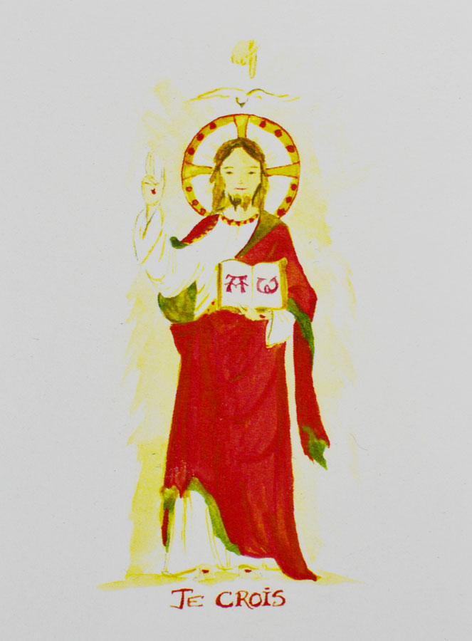 Carte de Confirmation Modèle Magenta - Je Crois (pic 1)