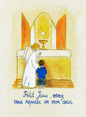 Carte de Communion - Petit Jésus (pic 1)