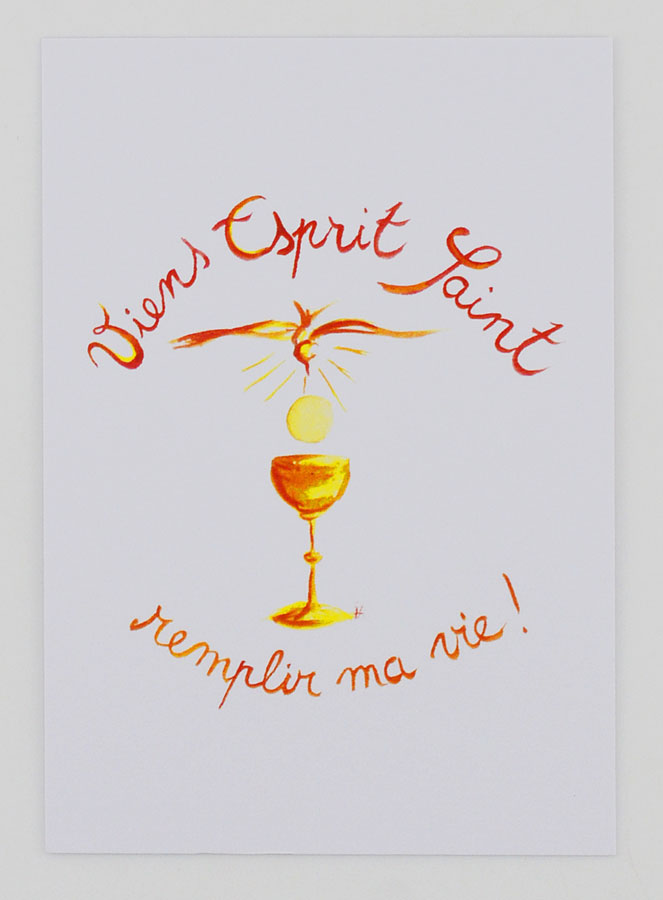 Carte de Communion - Viens Esprit Saint (pic 1)