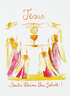 Carte de Communion - Sanctus Dominus Deus Sabaoth (pic 1)