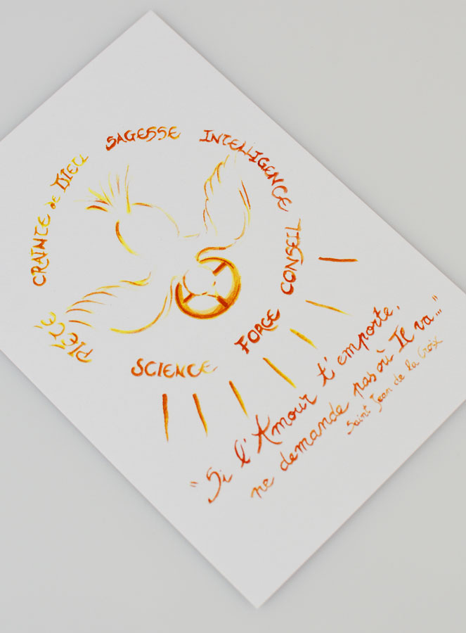 Carte de Confirmation - 7 Dons de l'Esprit Saint (pic 3)