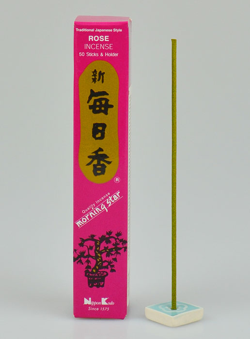 Encens Japonais - 50 Bâtonnets Rose du Japon (pic 2)