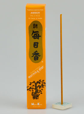 Encens Japonais - 50 Bâtonnets Ambre du Japon (pic 1)