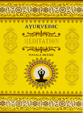 Encens Indien Ayurvedic - 15 Bâtonnets - Méditation (pic 1)