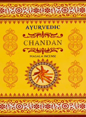 Encens Indien Ayurvedic - 15 Bâtonnets - Chandan (pic 1)