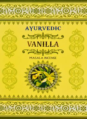 Encens Indien Ayurvedic - 15 Bâtonnets - Vanille (pic 1)
