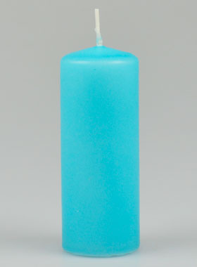 Bougie de Décoration de Table - Couleur Bleu Turquoise (pic 1)