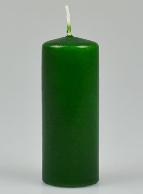 Bougie de Décoration de Table - Couleur Vert Sapin (pic 1)