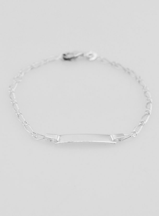 Gourmette de Baptême Bébé en Argent 925/1000 - 15 cm (pic 2)