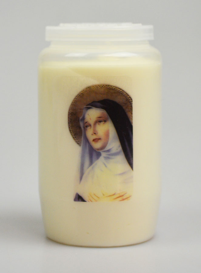Bougie de Dévotion Sainte Rita - 3 Jours (pic 1)