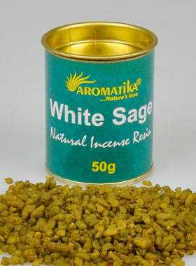 Encens Sauge Blanche Aromatika - Boîte de 50gr (pic 1)