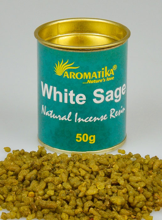 Encens Sauge Blanche Aromatika - Boîte de 50gr (pic 2)