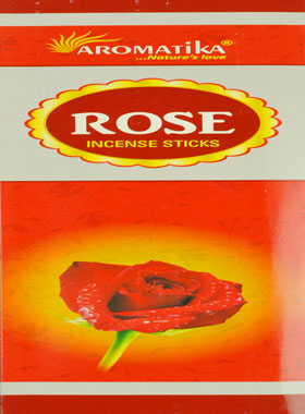 Encens Aromatika Rose en Bâtonnets (pic 1)
