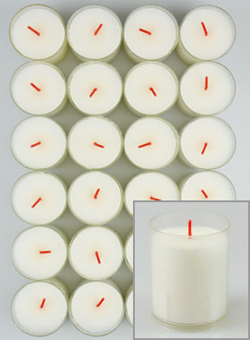 24 Veilleuses d'Église Blanches - 20h (pic 1)