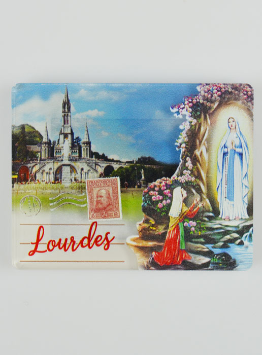 Magnet Frigo Carte Postale de Lourdes (pic 2)