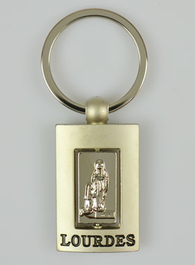 Porte-Clés de Notre Dame de Lourdes - 7 cm (pic 1)