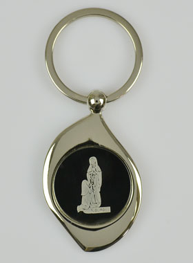 Porte-Clés Goutte de Notre Dame de Lourdes - 5 cm (pic 1)