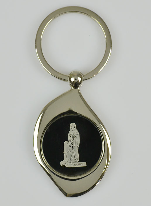 Porte-Clés Goutte de Notre Dame de Lourdes - 5 cm (pic 2)