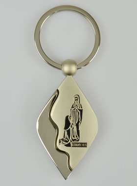 Porte-Clés Laser Notre Dame de Lourdes (pic 1)