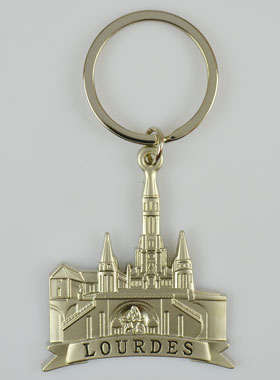 Porte-Clés Souvenir Basilique de Lourdes (pic 1)