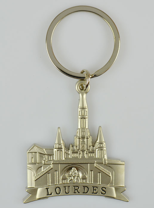 Porte-Clés Souvenir Basilique de Lourdes (pic 2)