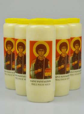 Lot de 6 Bougies de Neuvaine à Saint Pantaléon (pic 1)