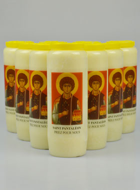 Lot de 10 Bougies de Neuvaine à Saint Pantaléon (pic 1)