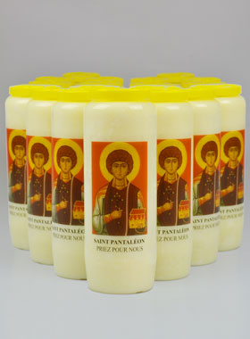 Lot de 20 Bougies de Neuvaine à Saint Pantaléon (pic 1)