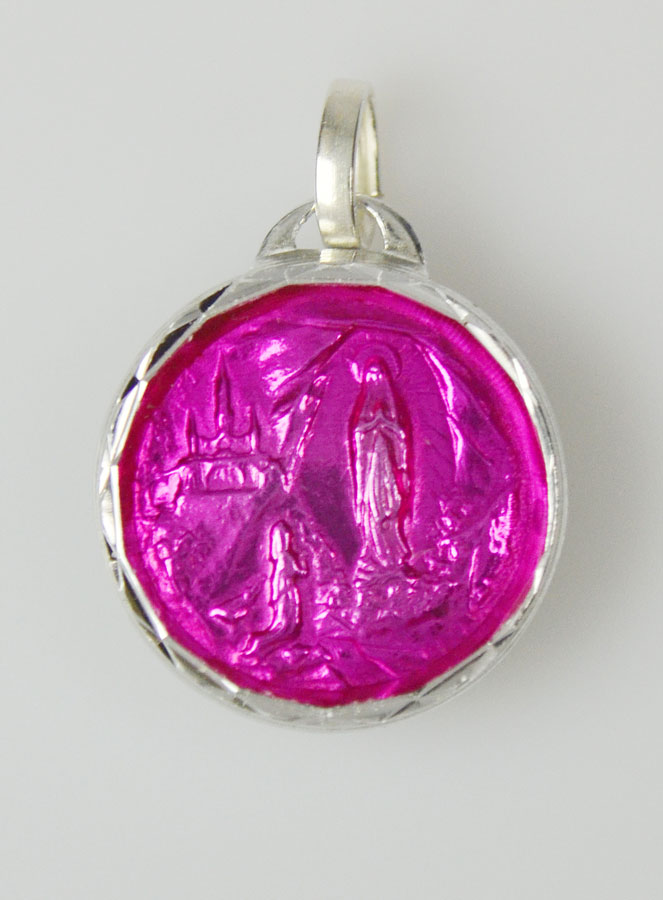 Médaille de Lourdes Rose & Eau de Lourdes (pic 1)