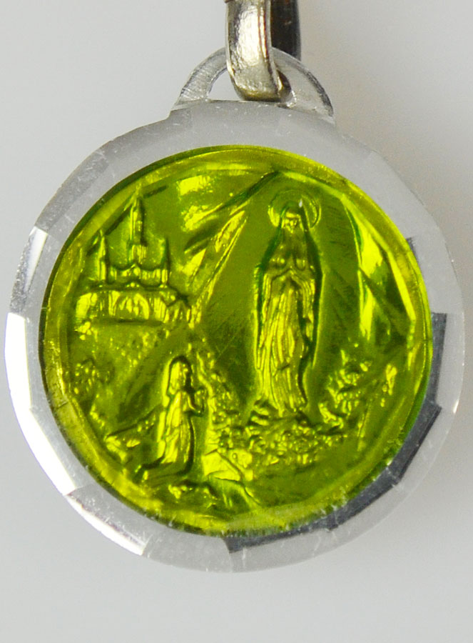 Médaille de Lourdes Vert Anis & Eau de Lourdes (pic 2)