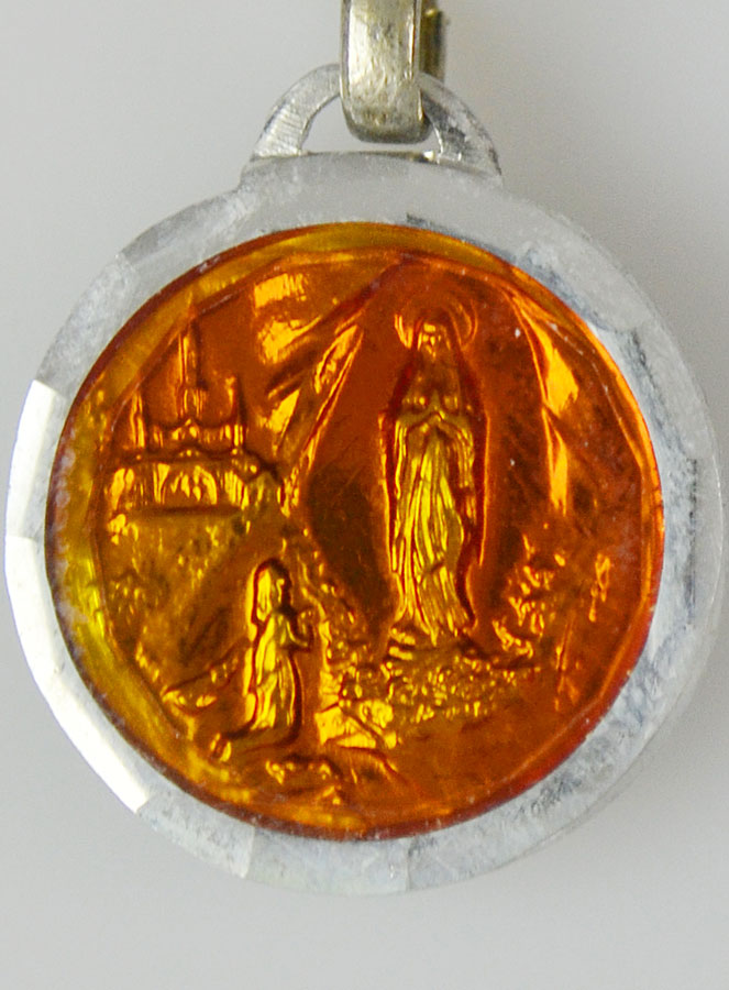 Médaille de Lourdes Orange & Eau de Lourdes (pic 2)