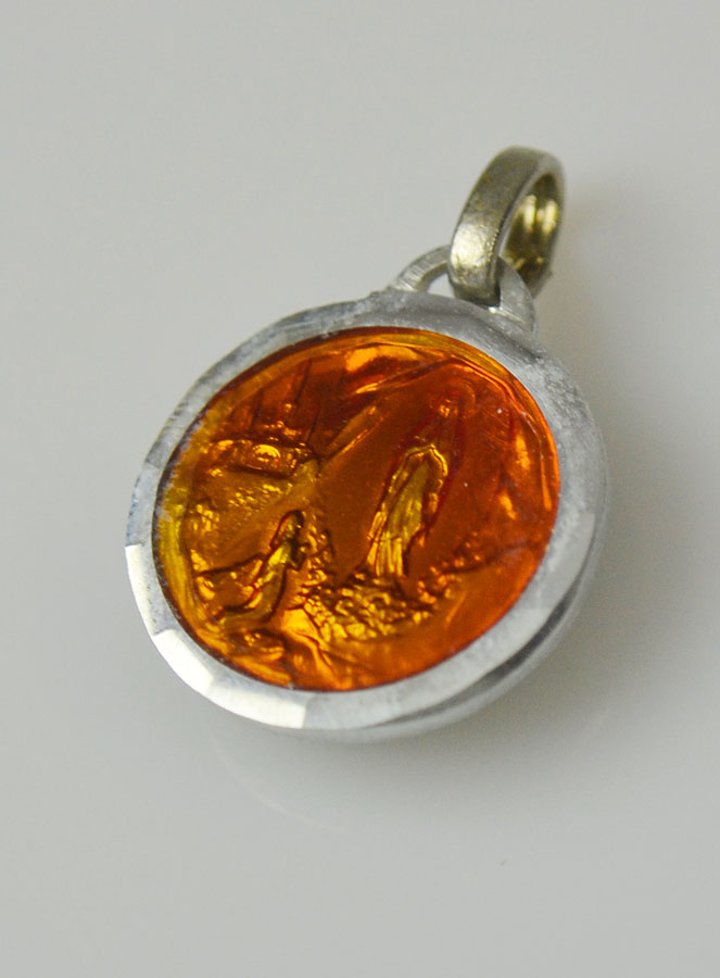 Médaille de Lourdes Orange & Eau de Lourdes (pic 3)