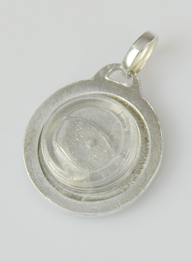 Médaille de Lourdes Bleu Foncé & Eau de Lourdes (pic 4)